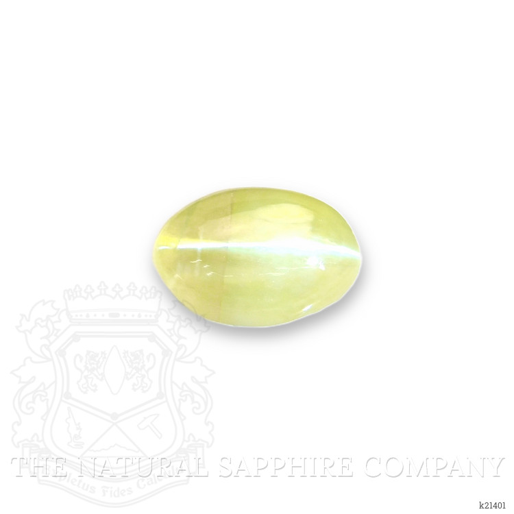 1.58 Ct. Greenish Yellow Cabochon Chrysoberyl from Tanzania