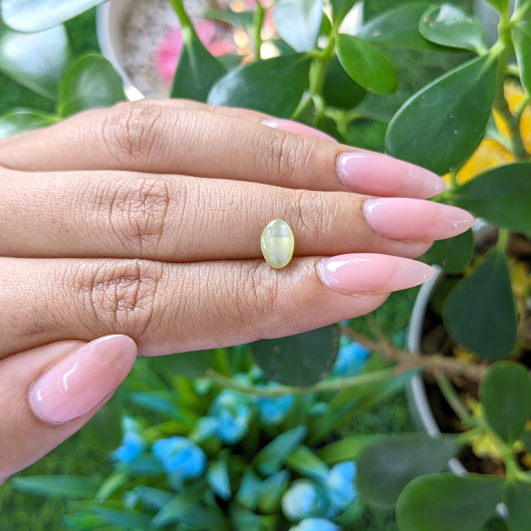 1.58 Ct. Cabochon Chrysoberyl from Tanzania