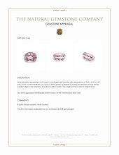 2.52 Ct. Kunzite from Afghanistan Appraisal