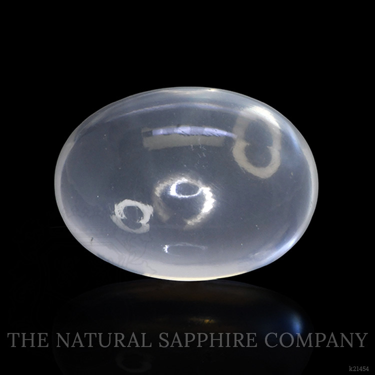 6.28 Ct. Blue Flash Cabochon Moonstone from Ceylon (Sri Lanka)