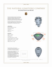 15.63 Ct. Kunzite from Afghanistan 3 D Scan Report