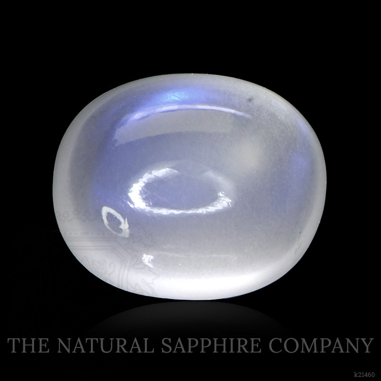 1.41 Ct. Blue Flash Cabochon Moonstone from Ceylon (Sri Lanka)