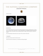 5.32 Ct. Cabochon Moonstone from Ceylon (Sri Lanka) Appraisal