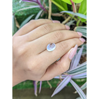 5.20 Ct. Blue Flash Cabochon Moonstone from Ceylon (Sri Lanka) Life Style