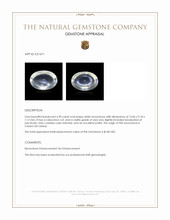 6.90 Ct. Cabochon Moonstone from Ceylon (Sri Lanka) Appraisal
