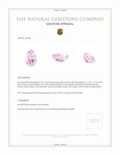 7.81 Ct. Kunzite from Afghanistan Appraisal