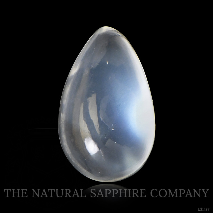 2.33 Ct. Blue Flash Cabochon Moonstone from Ceylon (Sri Lanka)