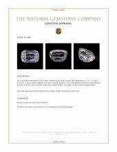 9.25 Ct. Pink Kunzite from Afghanistan Appraisal