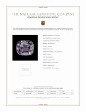 5.70 Ct. Purplish Pink Kunzite from Afghanistan Scan Report