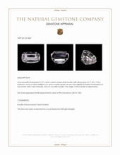 5.37 Ct. Pink Kunzite from Afghanistan Appraisal