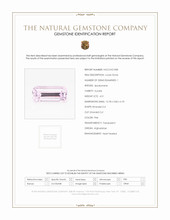 4.51 Ct. Pink Kunzite from Afghanistan Scan Report