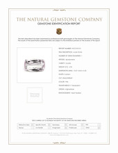 4.96 Ct. Pink Kunzite from Afghanistan Scan Report