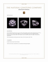 4.57 Ct. Pinkish Purple Kunzite from Afghanistan Appraisal