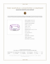4.64 Ct. Pink Kunzite from Afghanistan Scan Report
