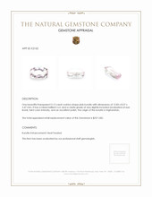 5.13 Ct. Kunzite from Afghanistan Appraisal