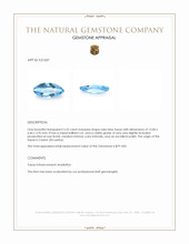 2.32 Ct. Swiss Blue Topaz from Burma (Myanmar) Appraisal