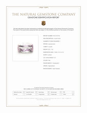 7.22 Ct. Pink Kunzite from Afghanistan Scan Report