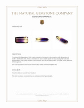 10.05 Ct. Ametrine from Madagascar Appraisal