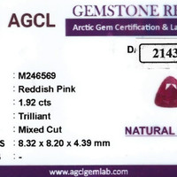 1.91 Ct. Spinel from Ceylon (Sri Lanka) Scan Report