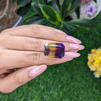 34.73 Ct. Ametrine from Ceylon (Sri Lanka) Life Style