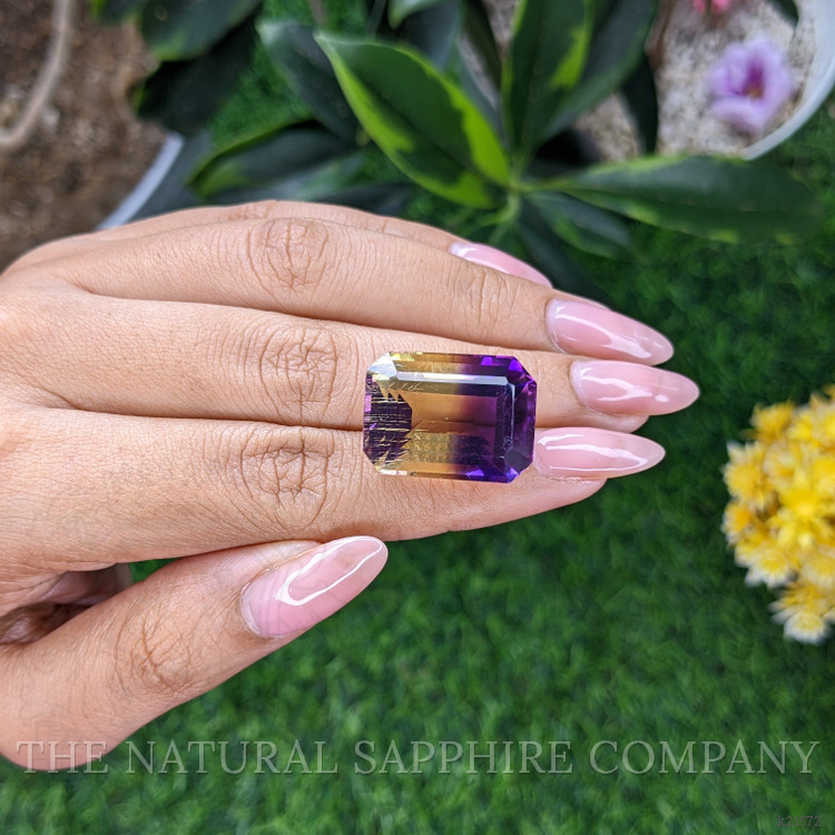 34.73 Ct. Ametrine from Ceylon (Sri Lanka)