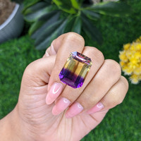 34.73 Ct. Ametrine from Ceylon (Sri Lanka) Life Style