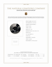 72.44 Ct. Red Garnet from Tanzania Scan Report