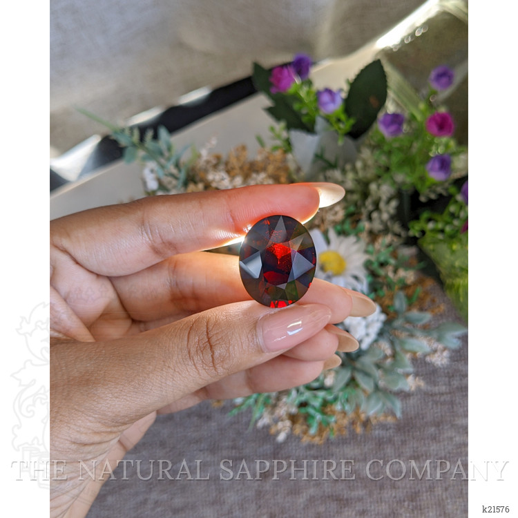 60.66 Ct. Red Garnet from Tanzania