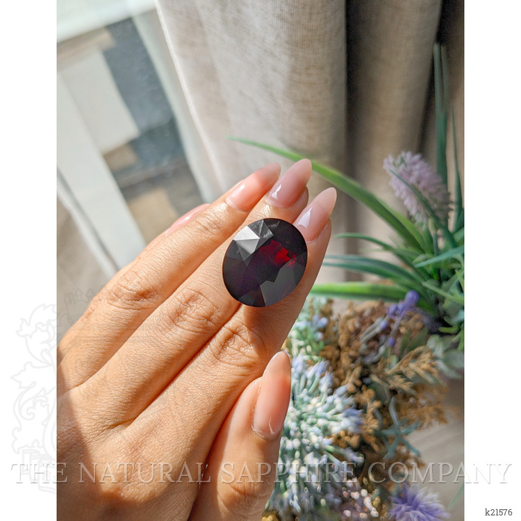 60.66 Ct. Red Garnet from Tanzania