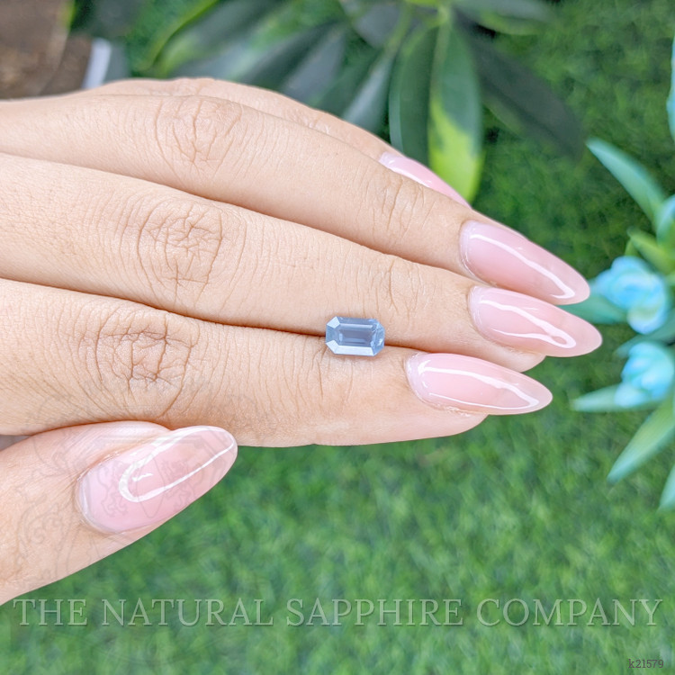 1.29 Ct. Greenish Blue Spinel from Tanzania