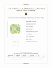 1.07 Ct. Greenish Yellow Chrysoberyl from Tanzania Scan Report