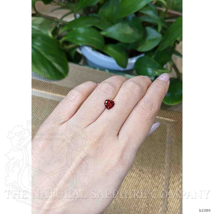 1.33 Ct. Garnet from Ceylon (Sri Lanka)