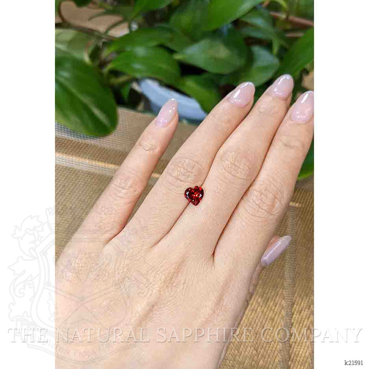1.23 Ct. Garnet from Ceylon (Sri Lanka)