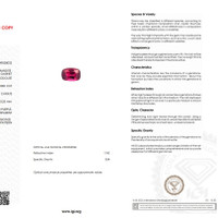 3.46 Ct. Rhodolite Garnet from Tanzania Scan Report