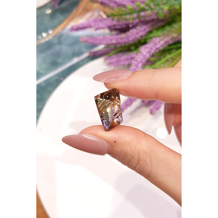 8.97 Ct. Cabochon Ametrine from Bolivia