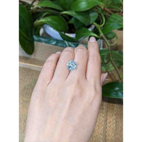 4.34 Ct. Aquamarine from Brazil Life Style