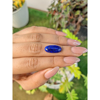 5.61 Ct. Cabochon Lapis from Afghanistan Life Style