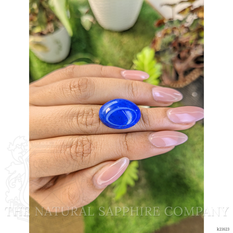 18.84 Ct. Cabochon Lapis from Afghanistan