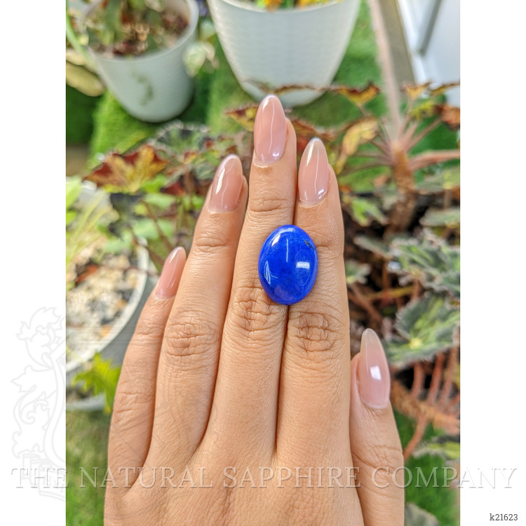 18.84 Ct. Cabochon Lapis from Afghanistan
