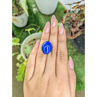 16.55 Ct. Cabochon Lapis from Afghanistan Life Style