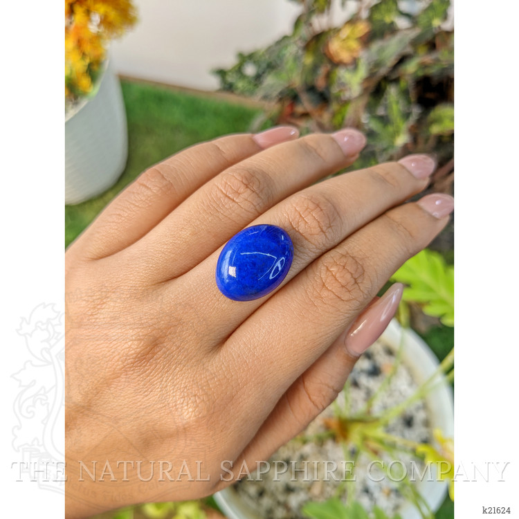 16.55 Ct. Cabochon Lapis from Afghanistan