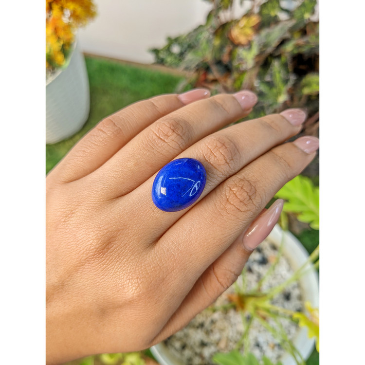 16.55 Ct. Cabochon Lapis from Afghanistan