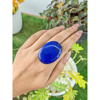 59.97 Ct. Cabochon Lapis from Afghanistan Life Style