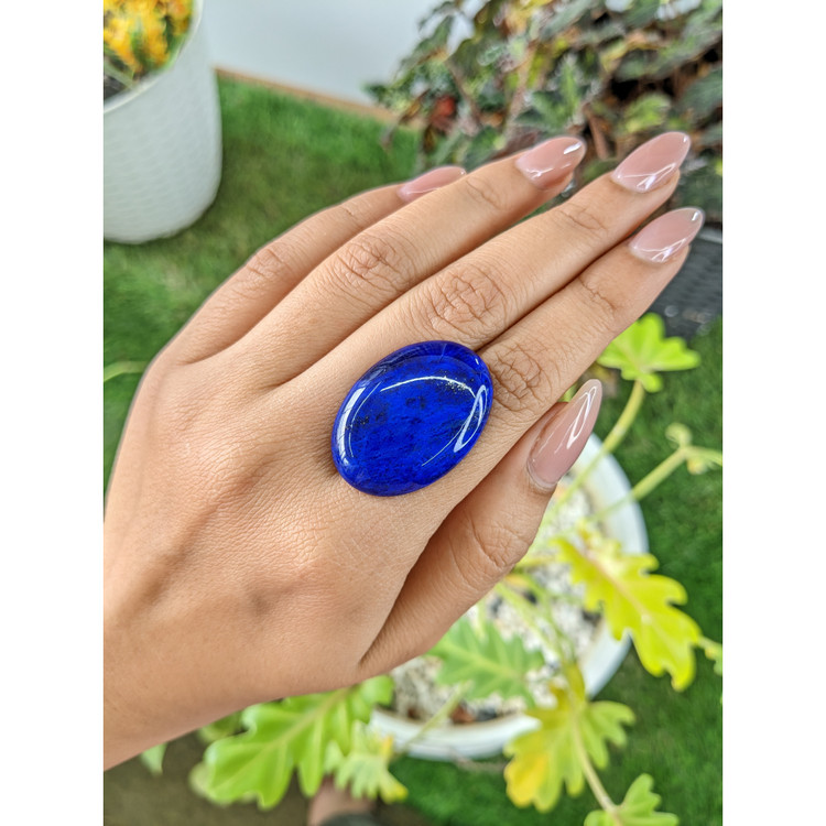 32.27 Ct. Cabochon Lapis from Afghanistan