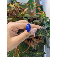 12.87 Ct. Cabochon Lapis from Afghanistan Life Style