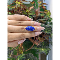 12.87 Ct. Cabochon Lapis from Afghanistan Life Style