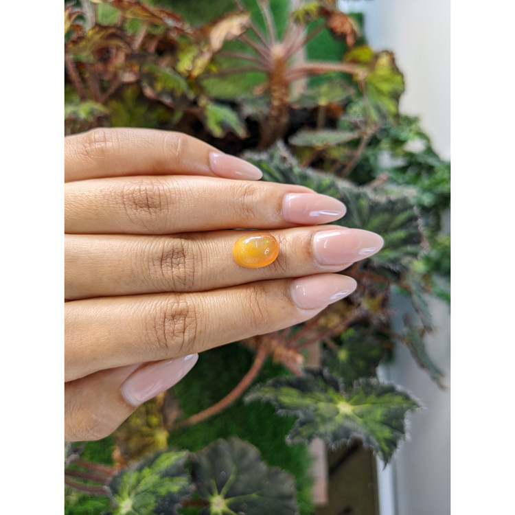 4.80 Ct. Cabochon Fire Opal from Australia