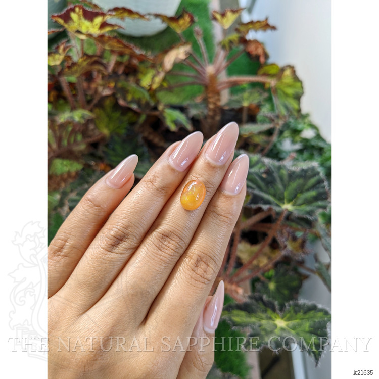 4.80 Ct. Cabochon Fire Opal from Australia