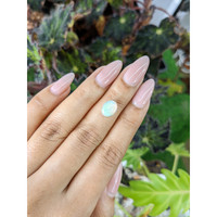 1.21 Ct. Cabochon White Opal from Australia Life Style