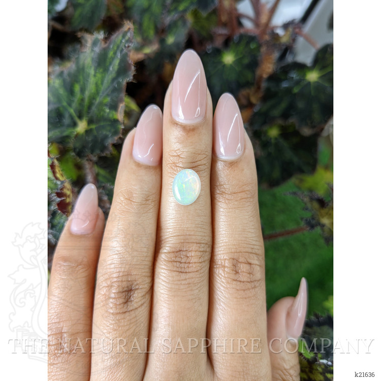 1.21 Ct. Cabochon White Opal from Australia